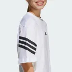 ADIDAS JUNIOR FUTURE ICONS 3 STRIPES TEE