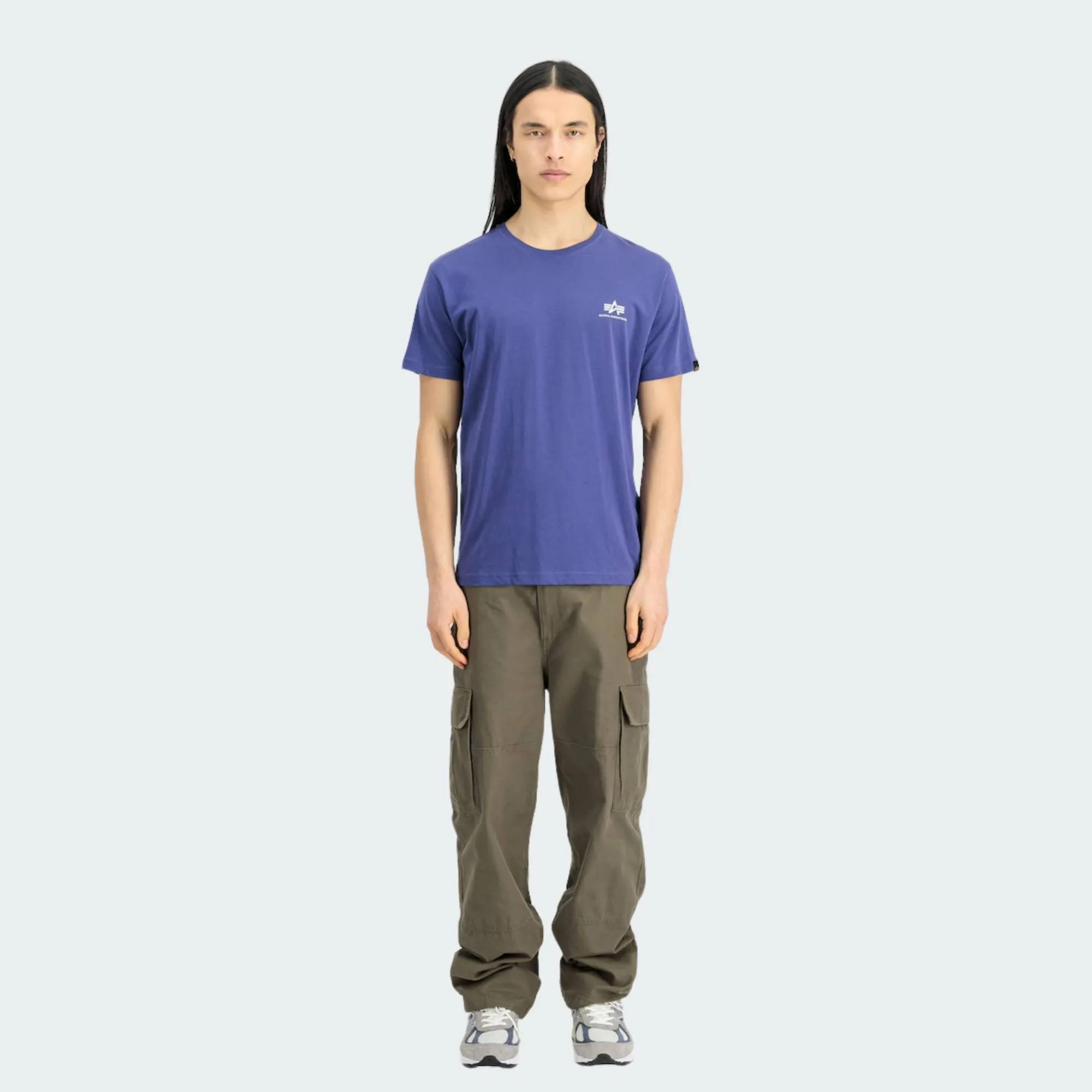 ALPHA INDUSTRIES BASIC T SHIRT SMALL LOGO