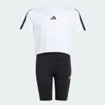 ADIDAS GIRLS TSHIRTR-ES 3-STRIPES SET