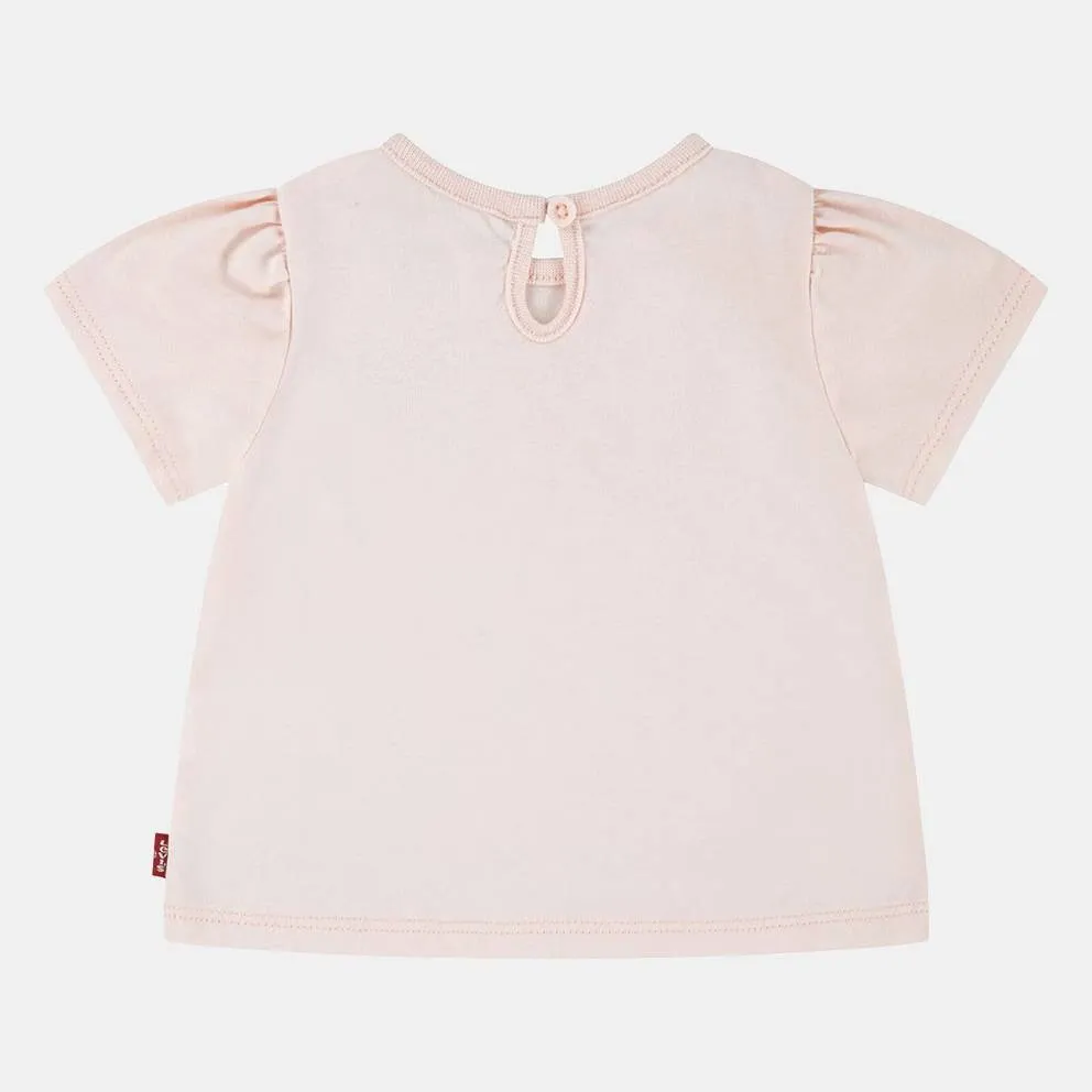 LEVI'S GIRLS SMOCKED SLV TEE