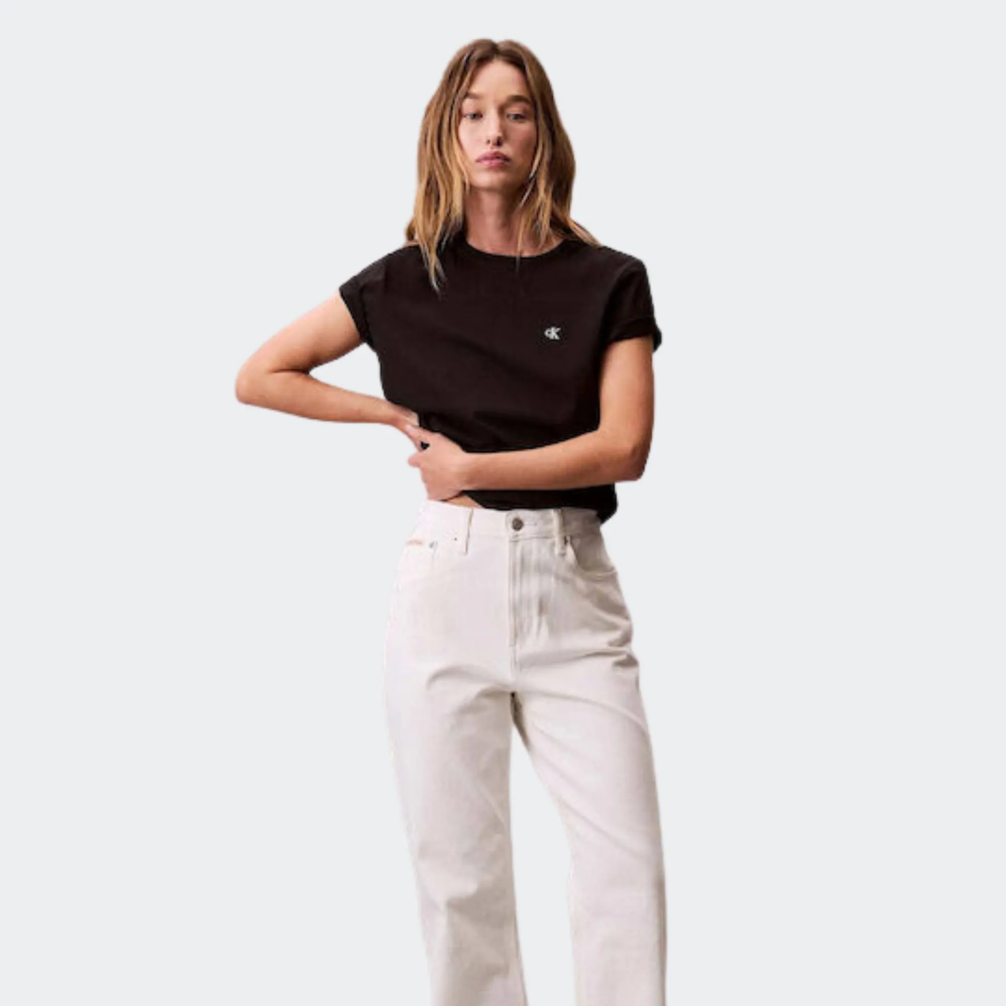 CALVIN KLEIN JEANS MONOGRAM CREW TEE