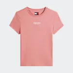 TOMMY JEANS WOMENS SLIM ESSENTIAL LOGO TEE