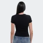 TOMMY JEANS WOMENS SLIM HEART TEE
