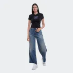 TOMMY JEANS WOMENS SLIM HEART TEE