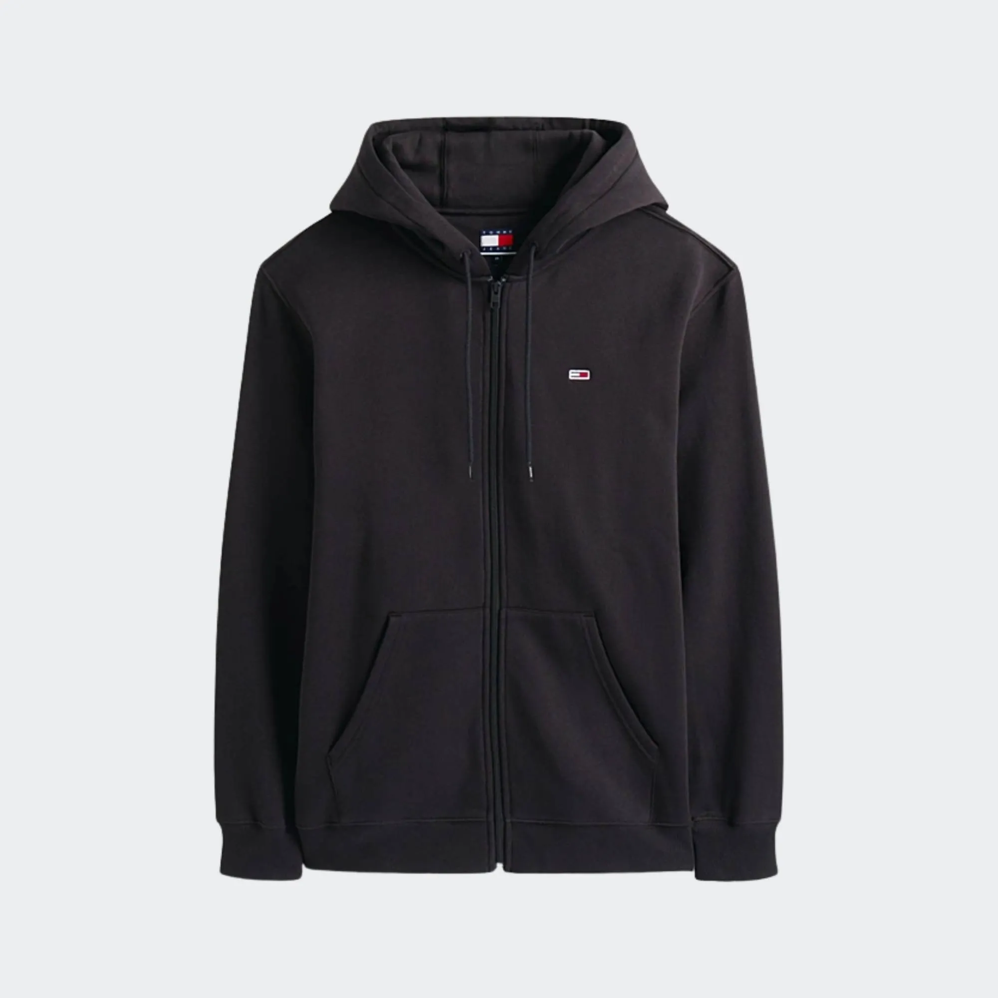 TOMMY JEANS MENS REGULAR FLAG ZIP HOODIE