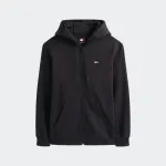 TOMMY JEANS MENS REGULAR FLAG ZIP HOODIE