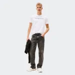TOMMY JEANS MENS REGULAR LINEAR LOGO TEE