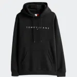 TOMMY JEANS MENS REGULAR LINEAR LOGO HOODIE