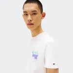 TOMMY JEANS MENS REGURAL STACK BACKPRINT TEE