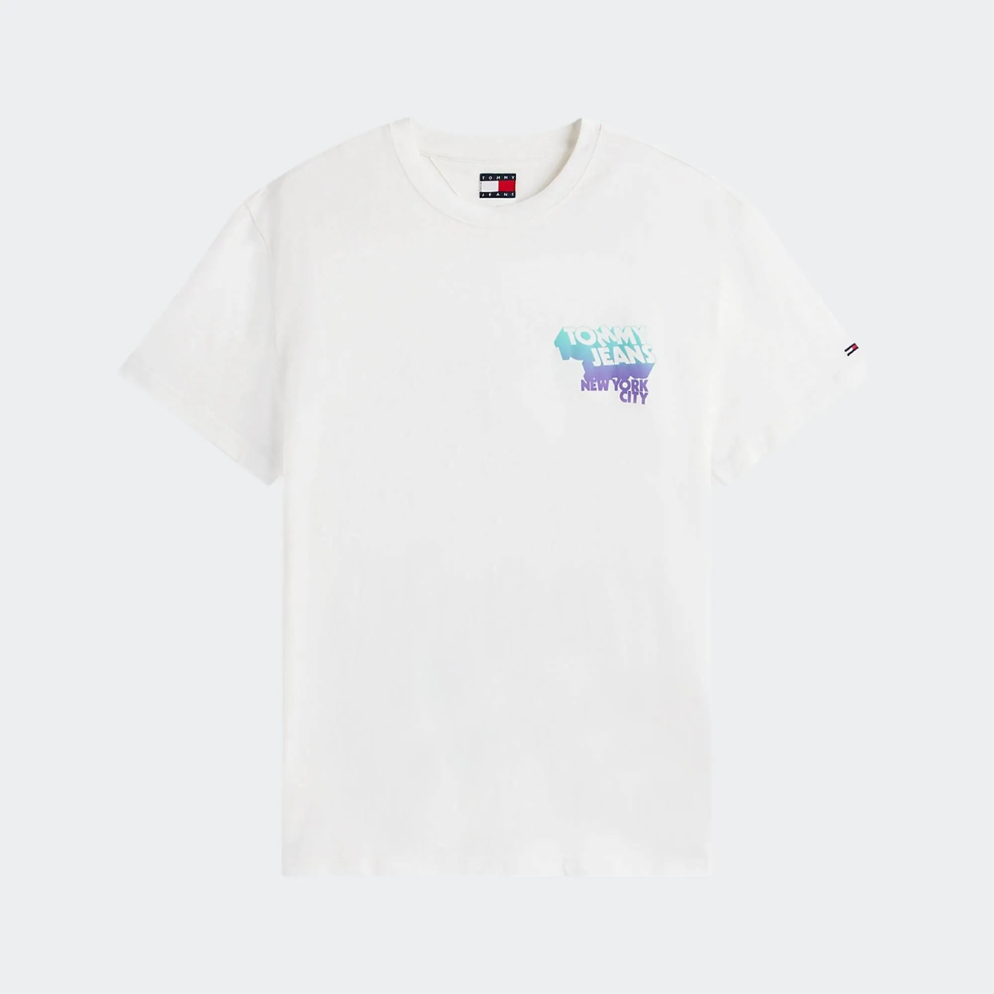 TOMMY JEANS MENS REGURAL STACK BACKPRINT TEE