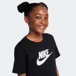 NIKE GIRLS NSW T SHIRT CROP FUTURA HBR
