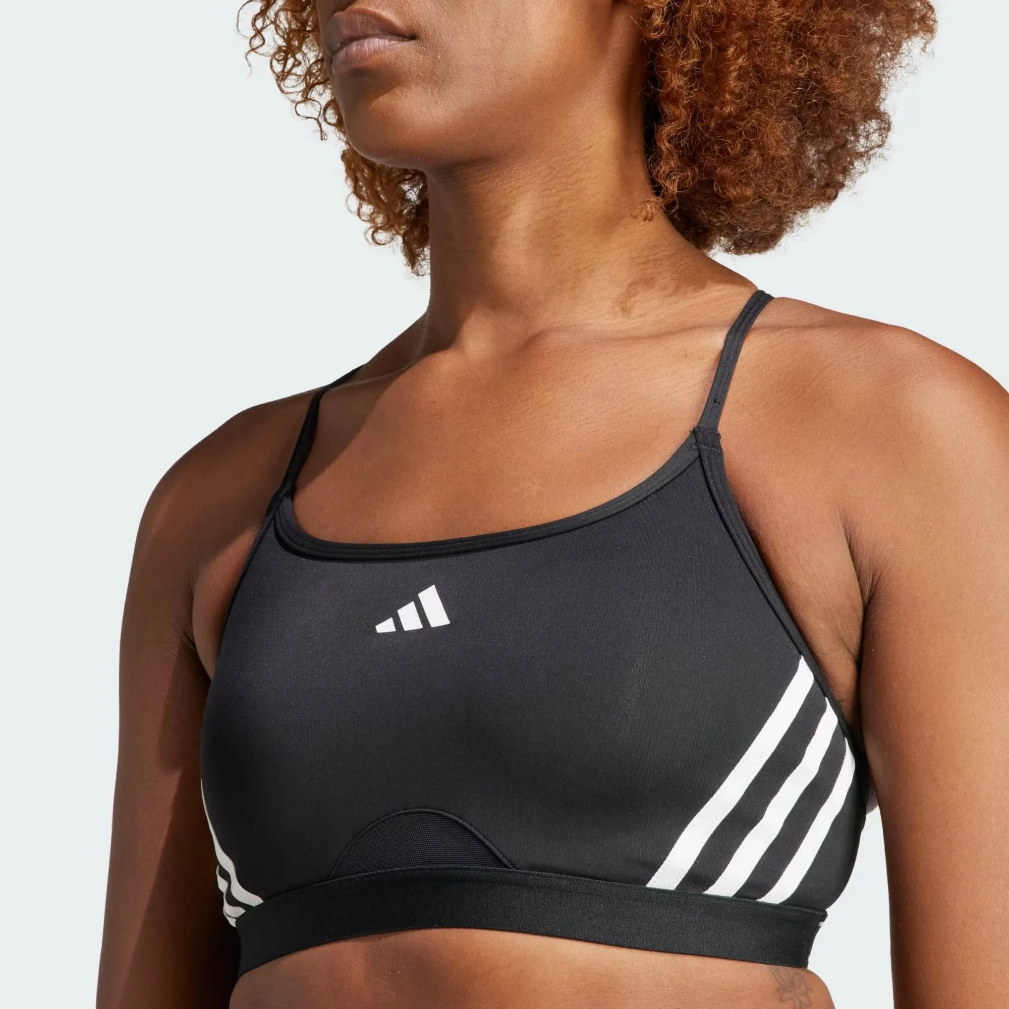 ADIDAS AERCTLONG SLEEVE 3STRIPES BRA