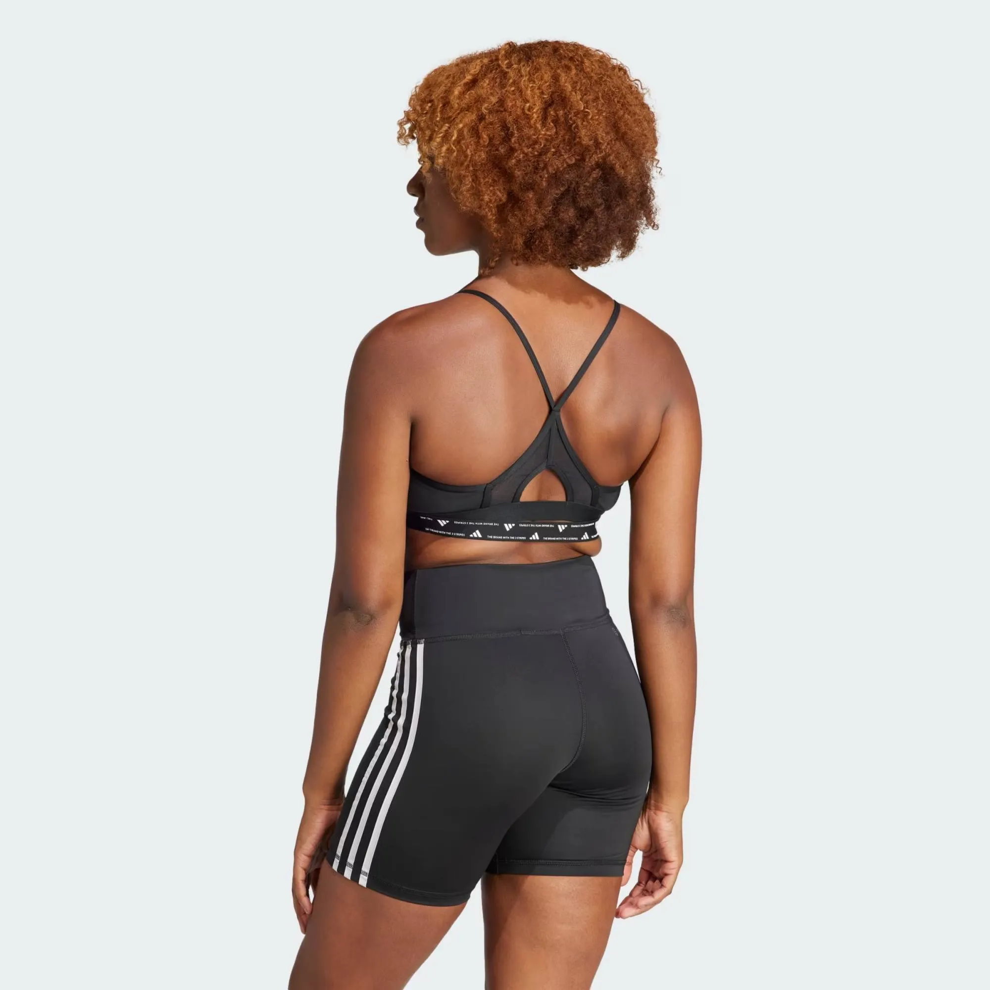 ADIDAS AERCTLONG SLEEVE 3STRIPES BRA