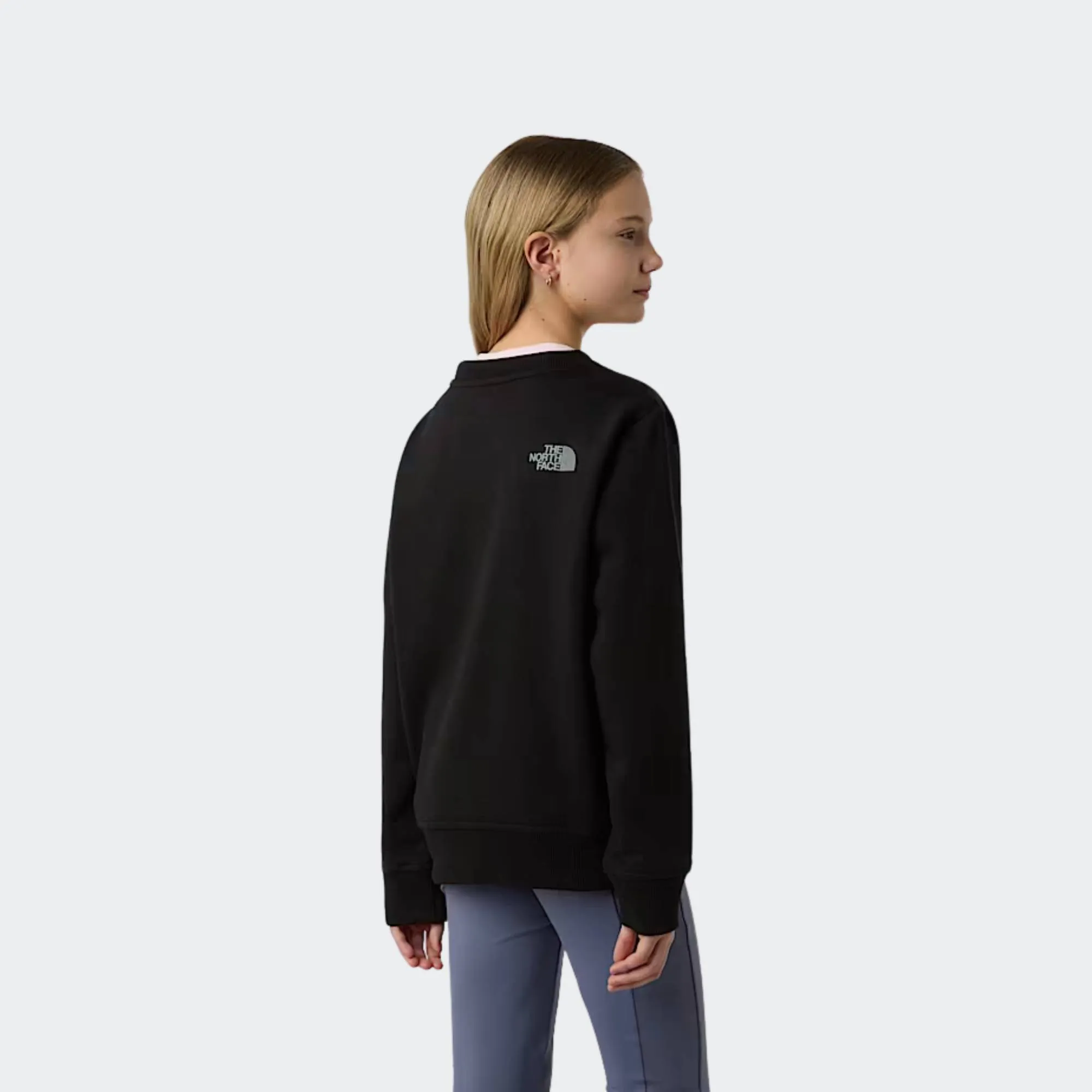 THE NORTH FACE GIRLS REFLECTIVE LOGO RELAXED CREW