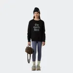 THE NORTH FACE GIRLS REFLECTIVE LOGO RELAXED CREW