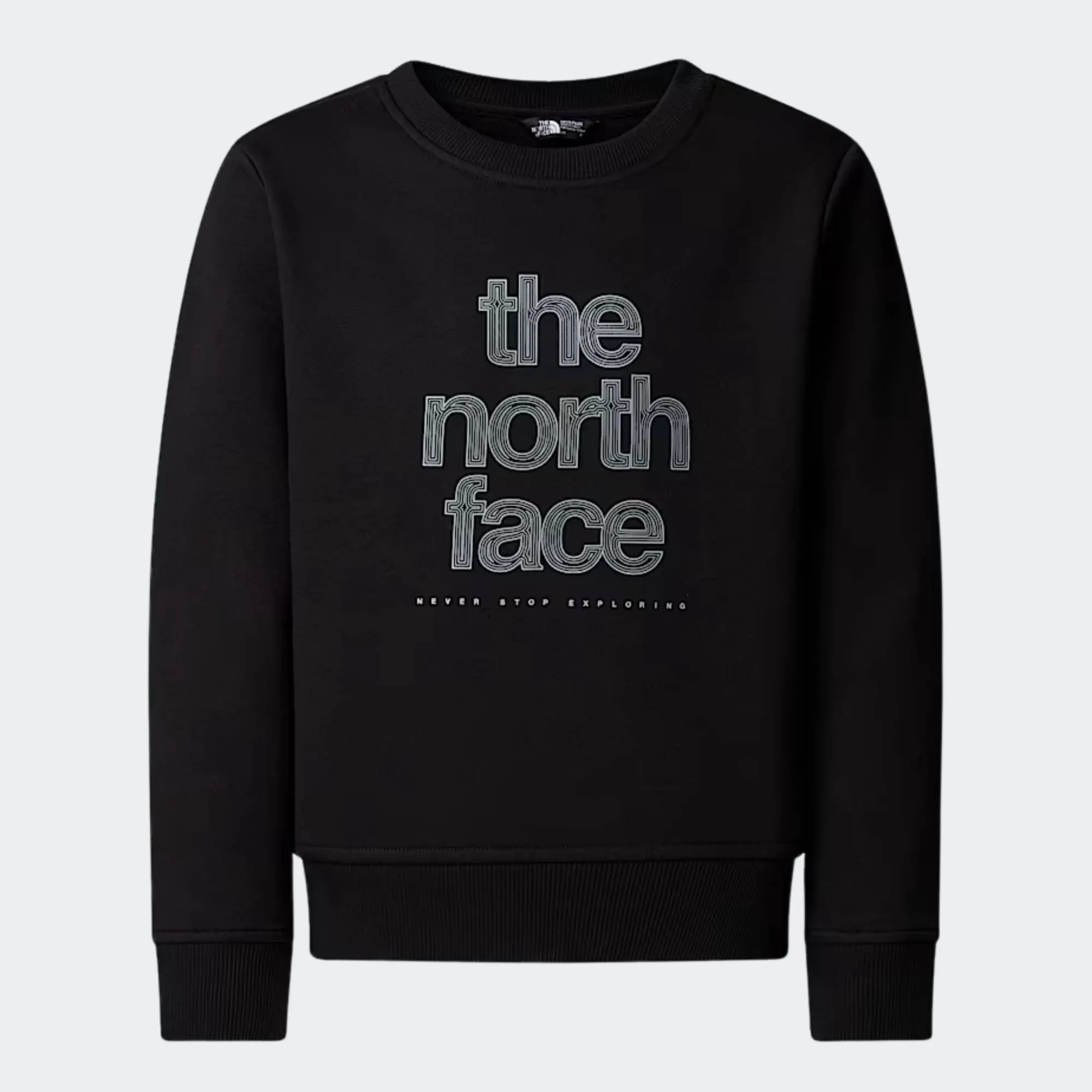 THE NORTH FACE GIRLS REFLECTIVE LOGO RELAXED CREW