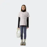 THE NORTH FACE GIRLS REFLECTIVE LOGO RELAXED TEE