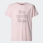 THE NORTH FACE GIRLS REFLECTIVE LOGO RELAXED TEE