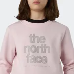 THE NORTH FACE GIRLS REFLECTIVE LOGO RELAXED CREW