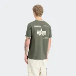 ALPHA INDUSTRIES LABEL BACK PRINT T-SHIRT