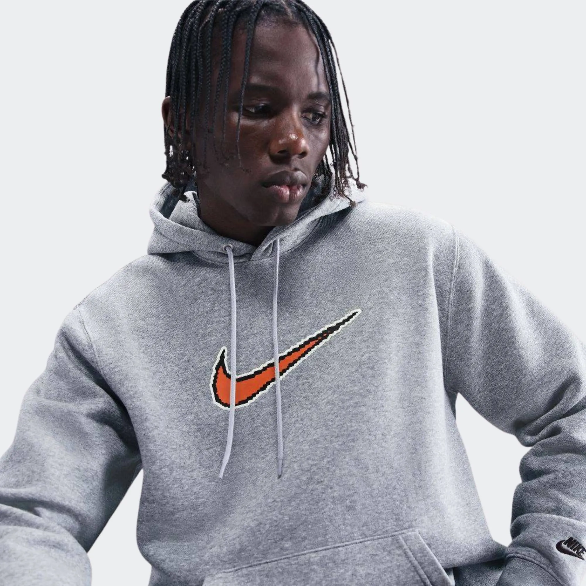 NIKE MENS CLUB HOODIE NEO VARSITY