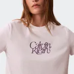 CALVIN KLEIN JEANS FITTED SCRIPT TSHIRT