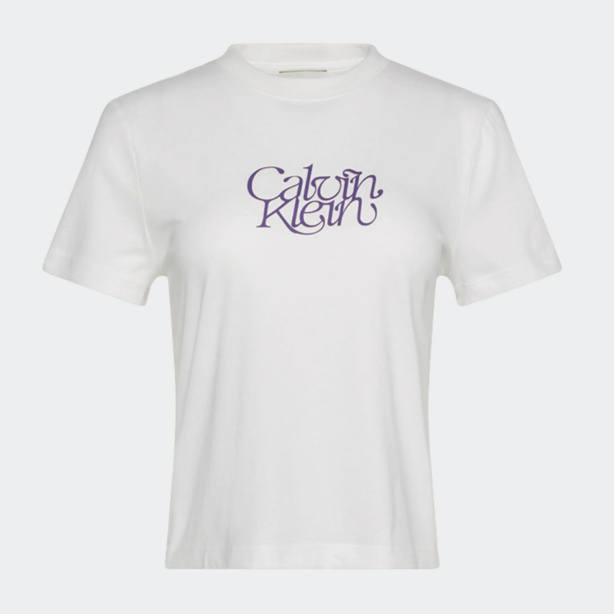 CALVIN KLEIN JEANS FITTED SCRIPT TSHIRT