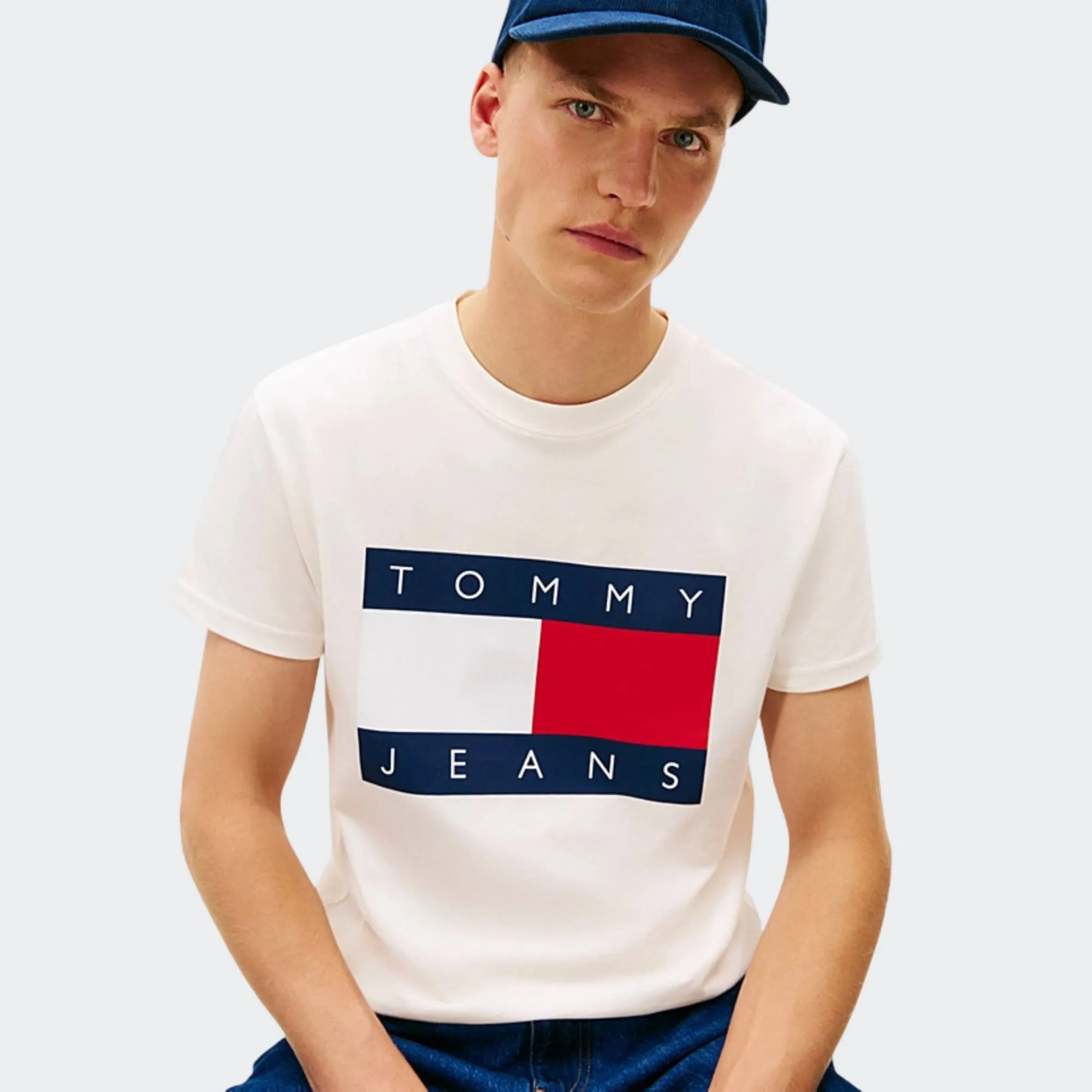 TOMMY JEANS REGULAR BIG FLAG TEE
