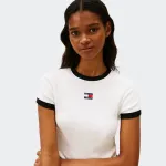 TOMMY JEANS SLIM SH BADGE RIB