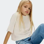 CALVIN KLEIN JEANS VELVET MONOGRAM BOXY T-SHIRT