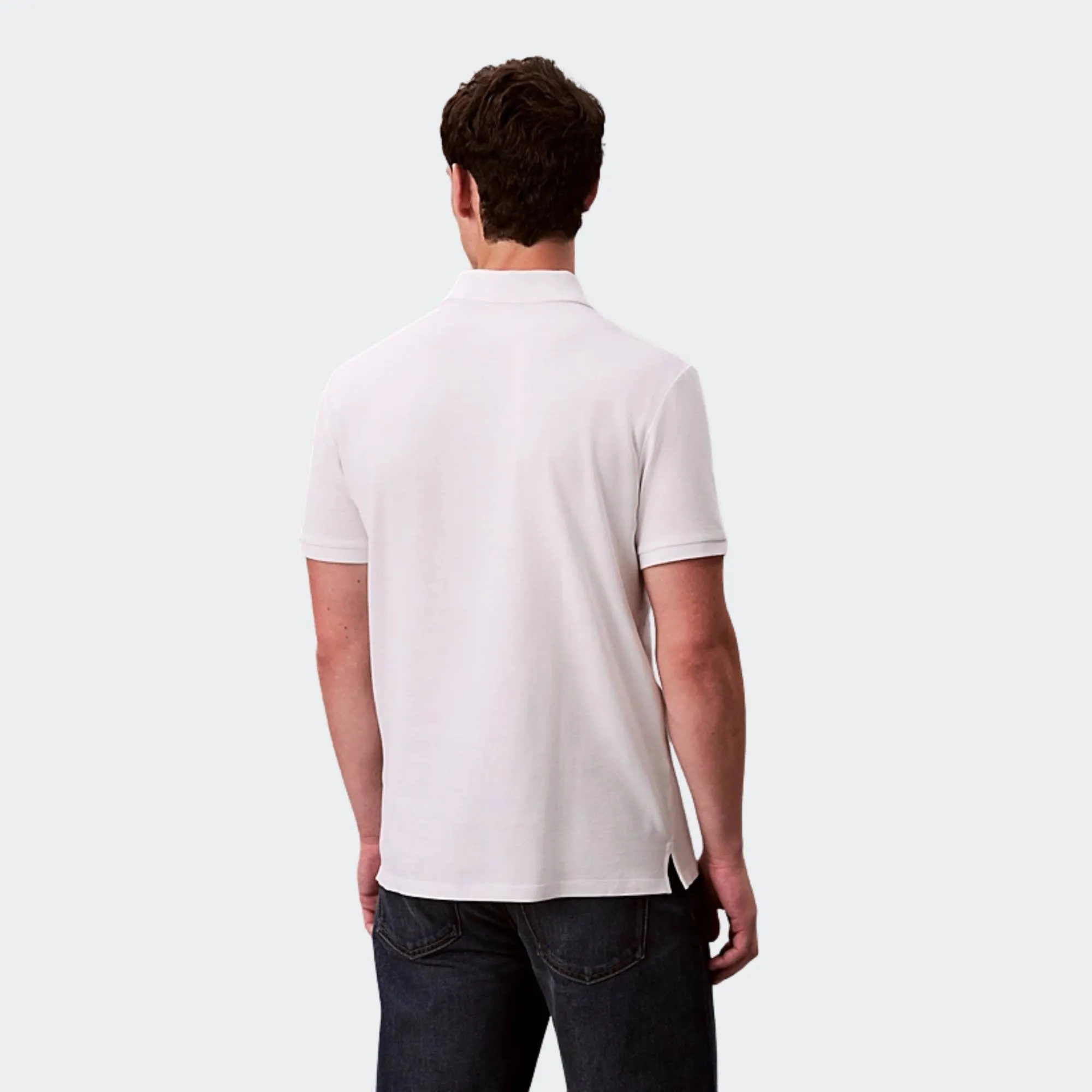 CALVIN KLEIN JEANS MONOGRAM PIQUE POLO