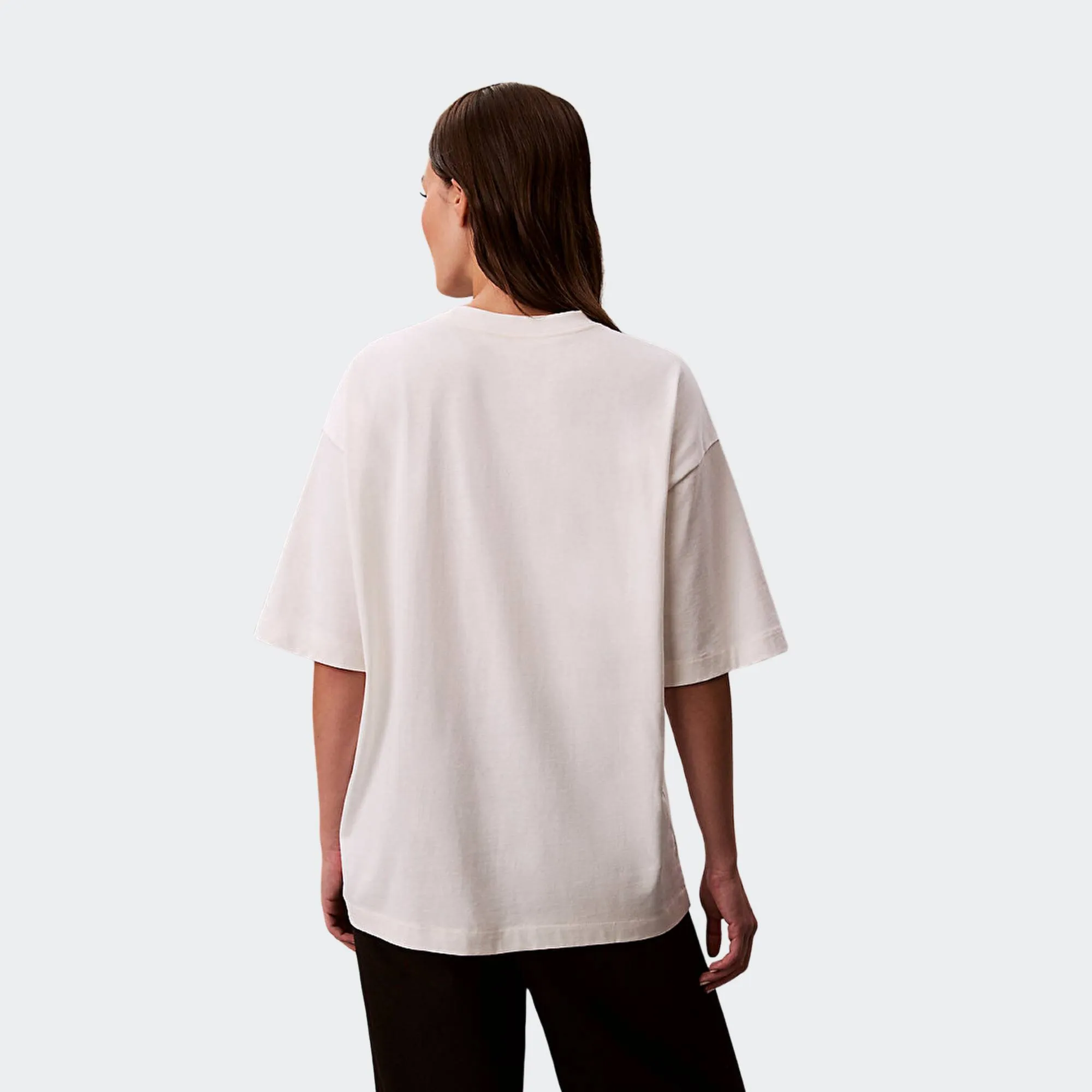 CALVIN KLEIN JEANS RELAXED SEQUIN LOGO TEE