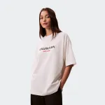 CALVIN KLEIN JEANS RELAXED SEQUIN LOGO TEE