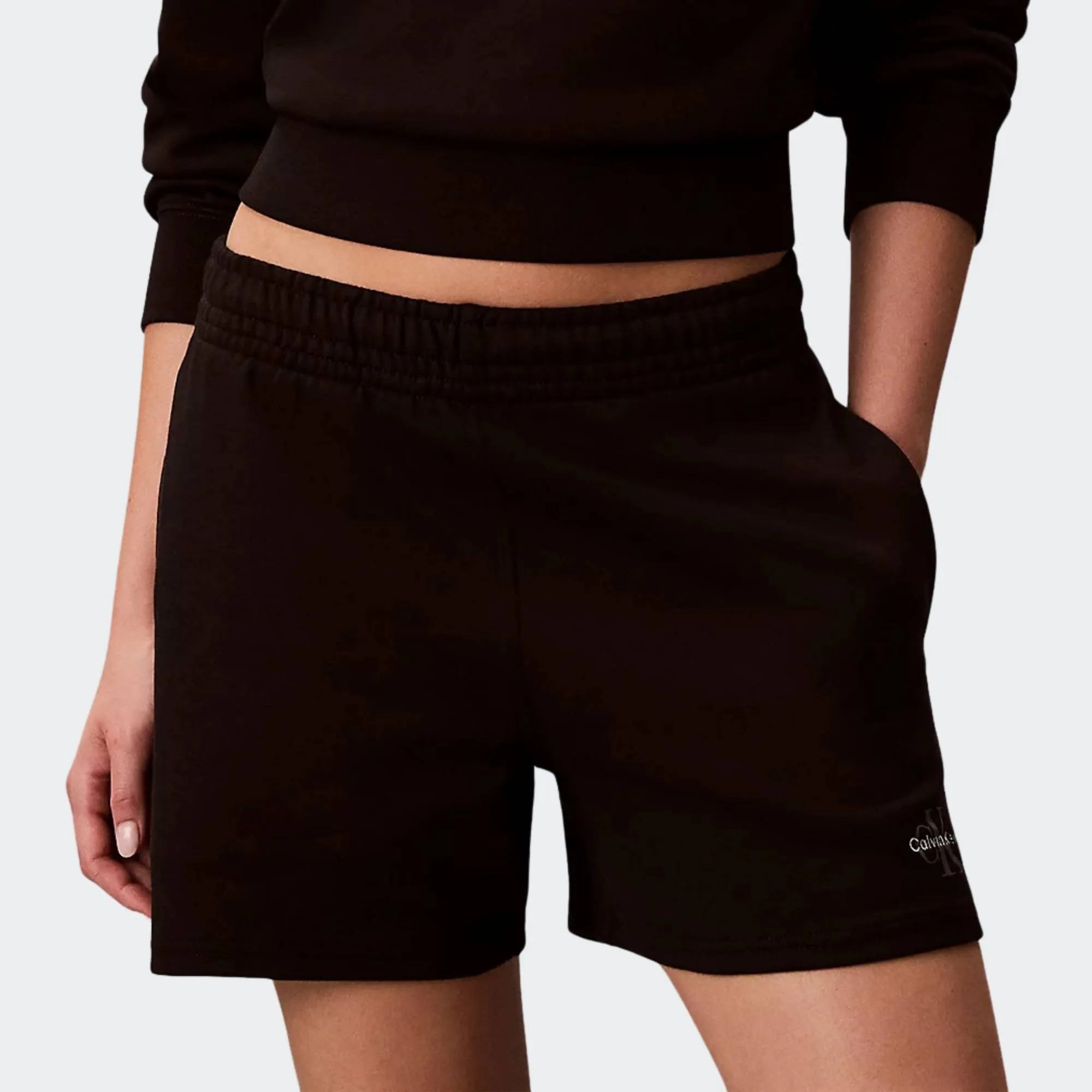 CALVIN KLEIN JEANS MONOLOGO FRENCH TERRY SHORT