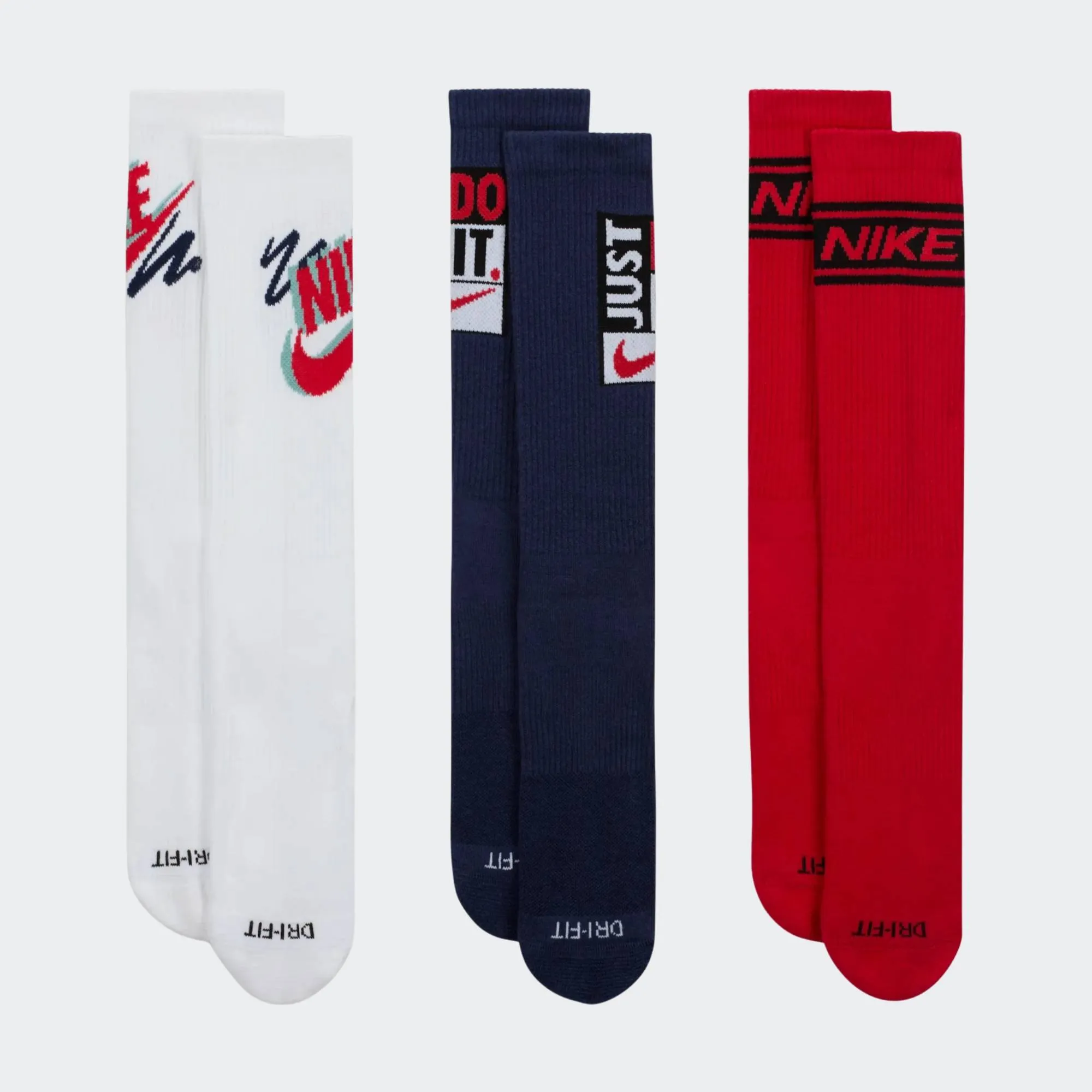 NIKE PLS CREW 3PACK SOCKS