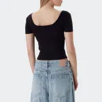 GUESS LAVINIA RIB TOP
