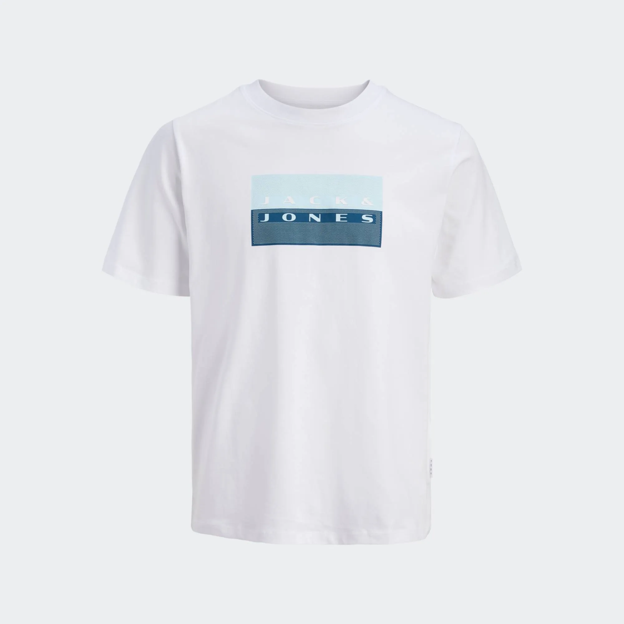 JACK & JONES FUSION DOTS PRINT TEE CREW
