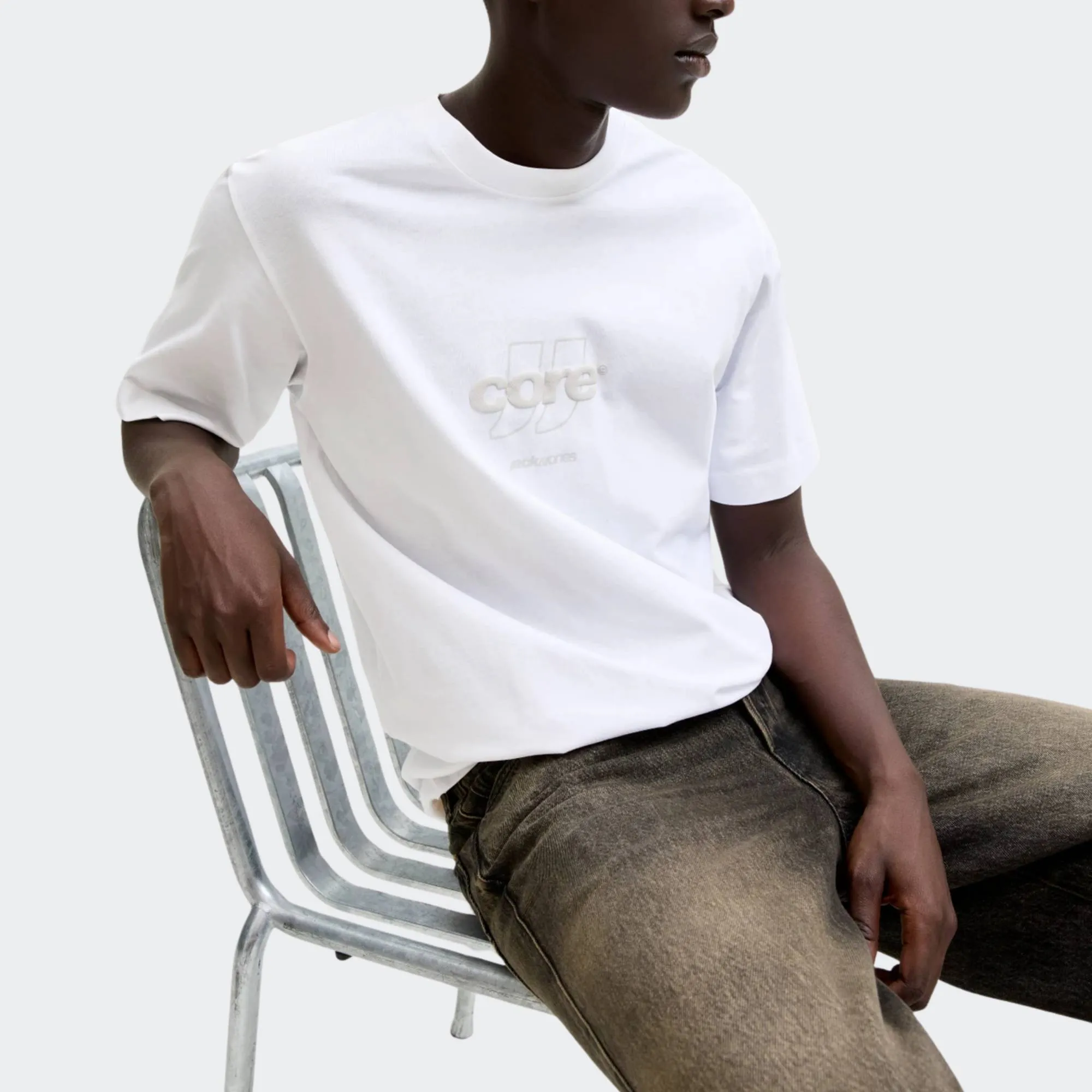 JACK & JONES CLUB FRONT PRINT TSHIRT