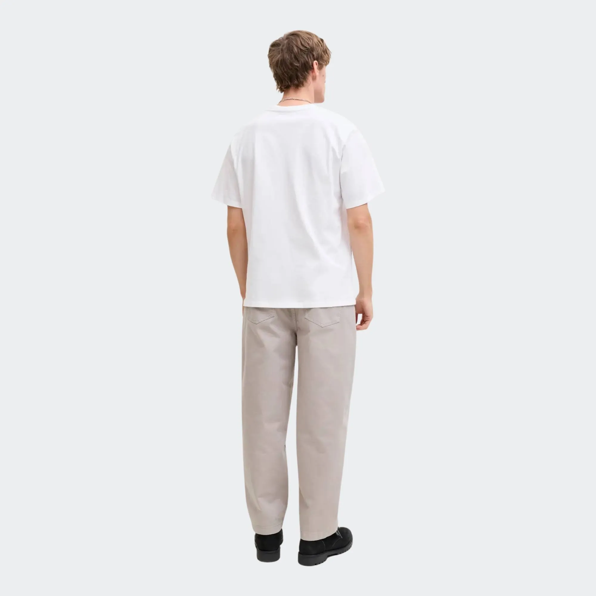 JACK & JONES MINERAL SMALL FRONT PRINT TEE CREW