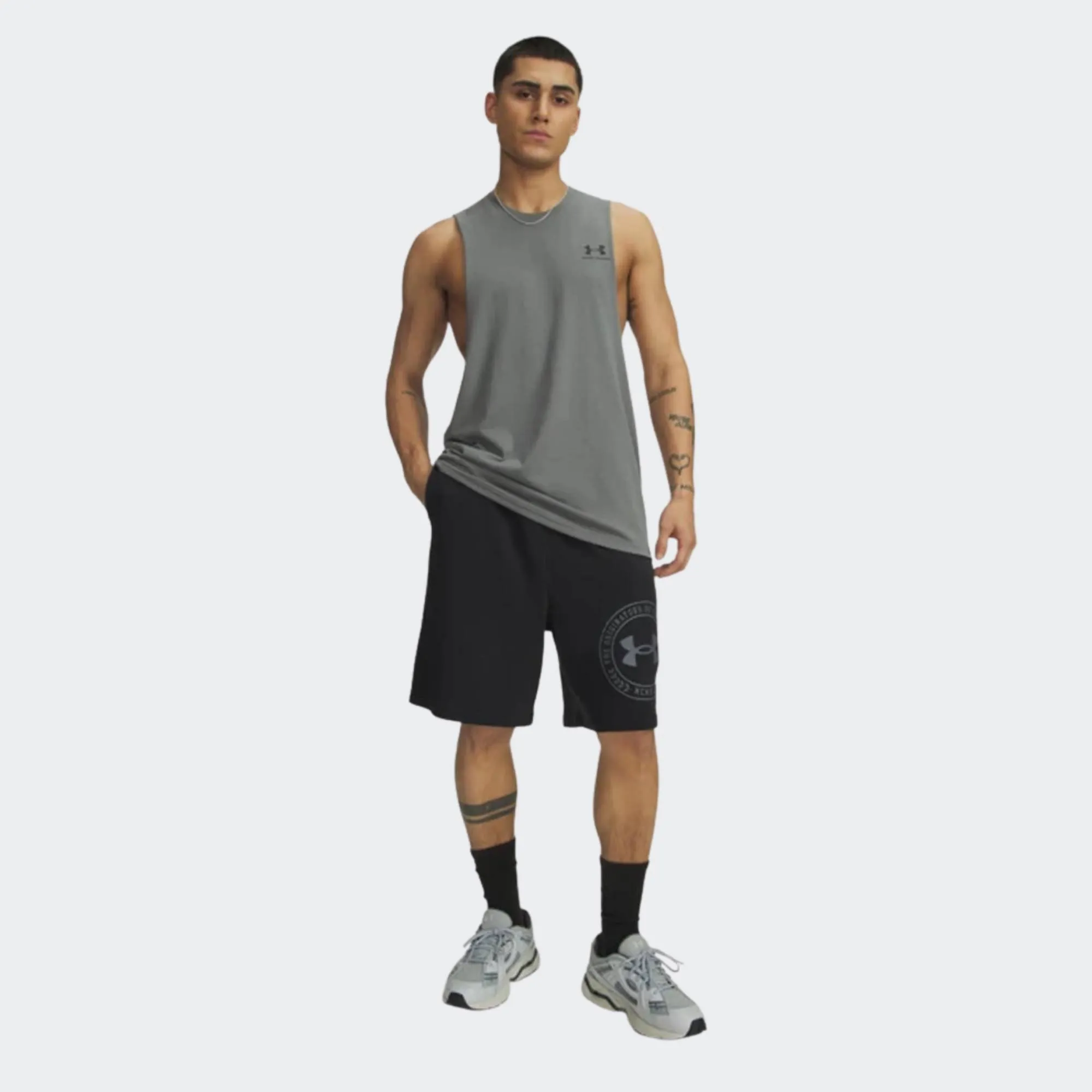 UNDER ARMOUR RIVAL GRAPHIC SHORTS
