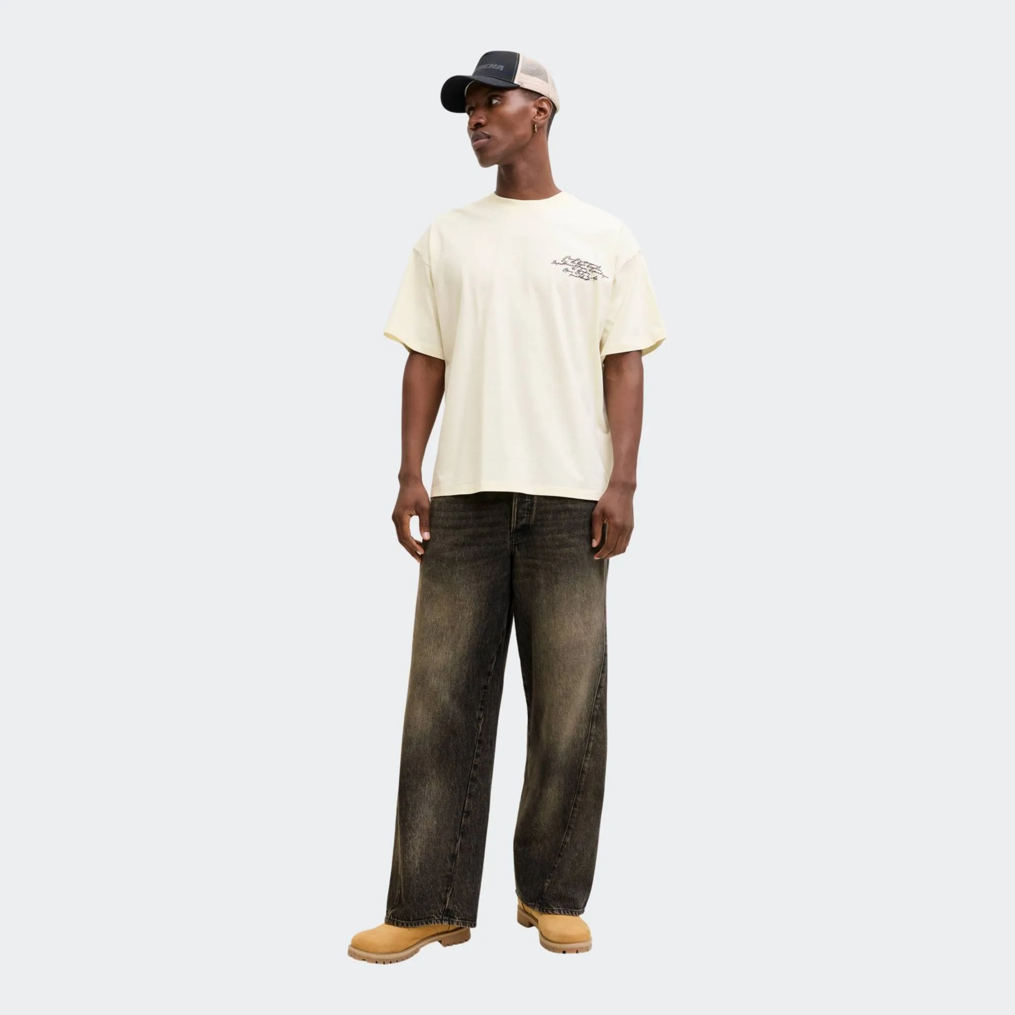JACK & JONES DUST SCRIPT BACK TEE
