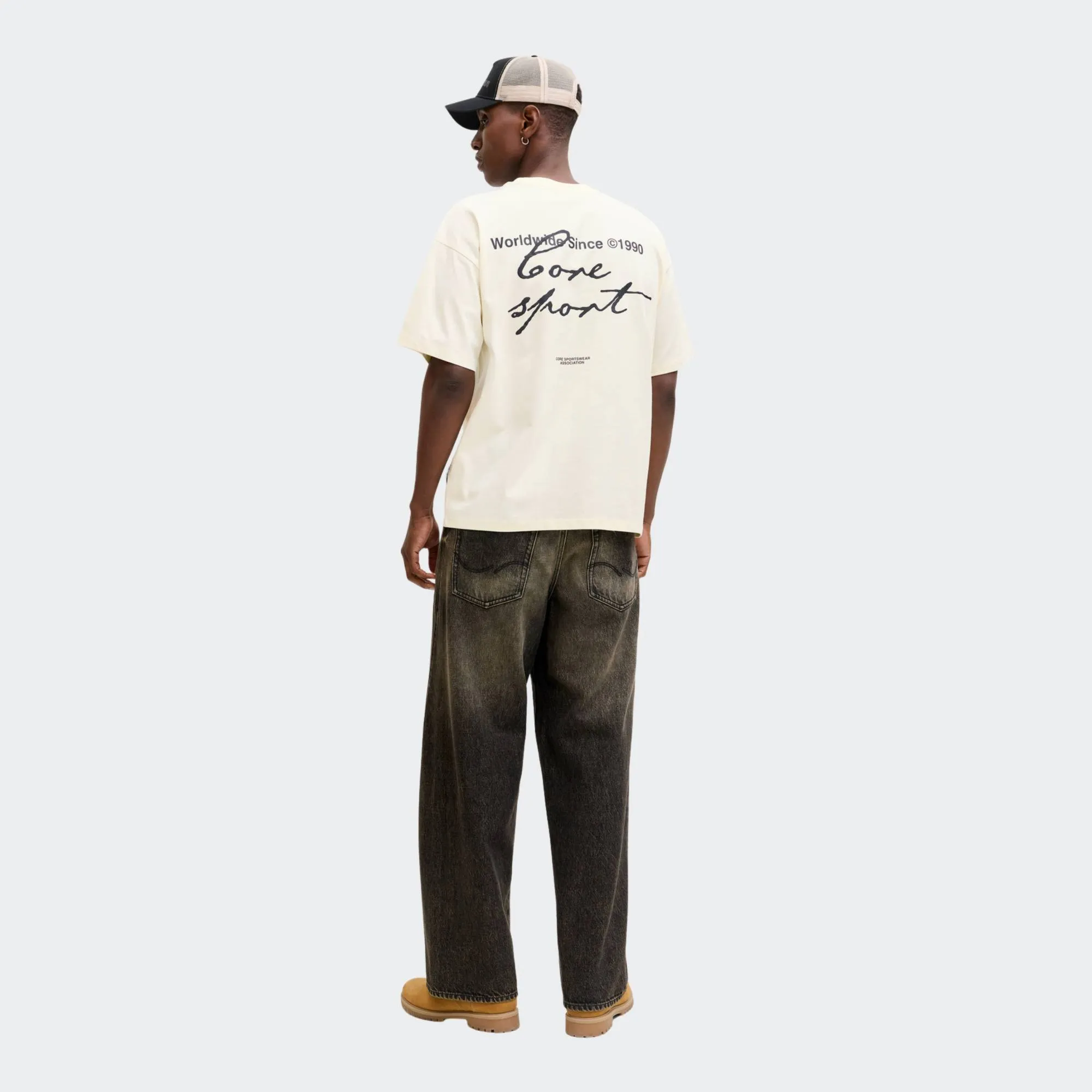 JACK & JONES DUST SCRIPT BACK TEE