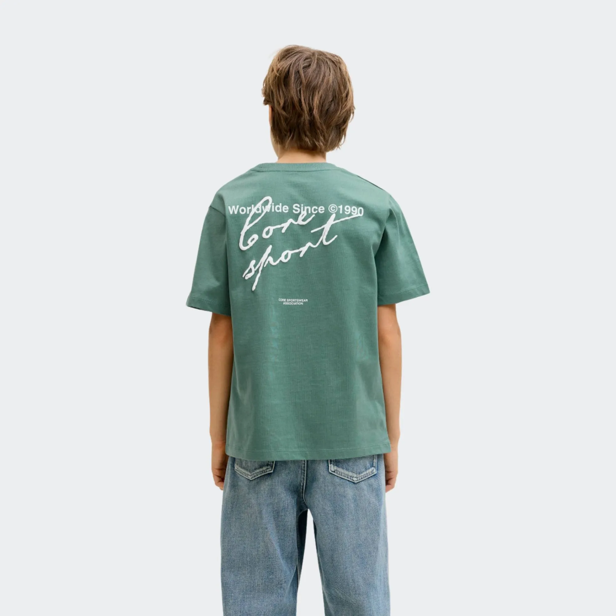 JACK & JONES DUST SCRIPT BACK TEE JUNIOR