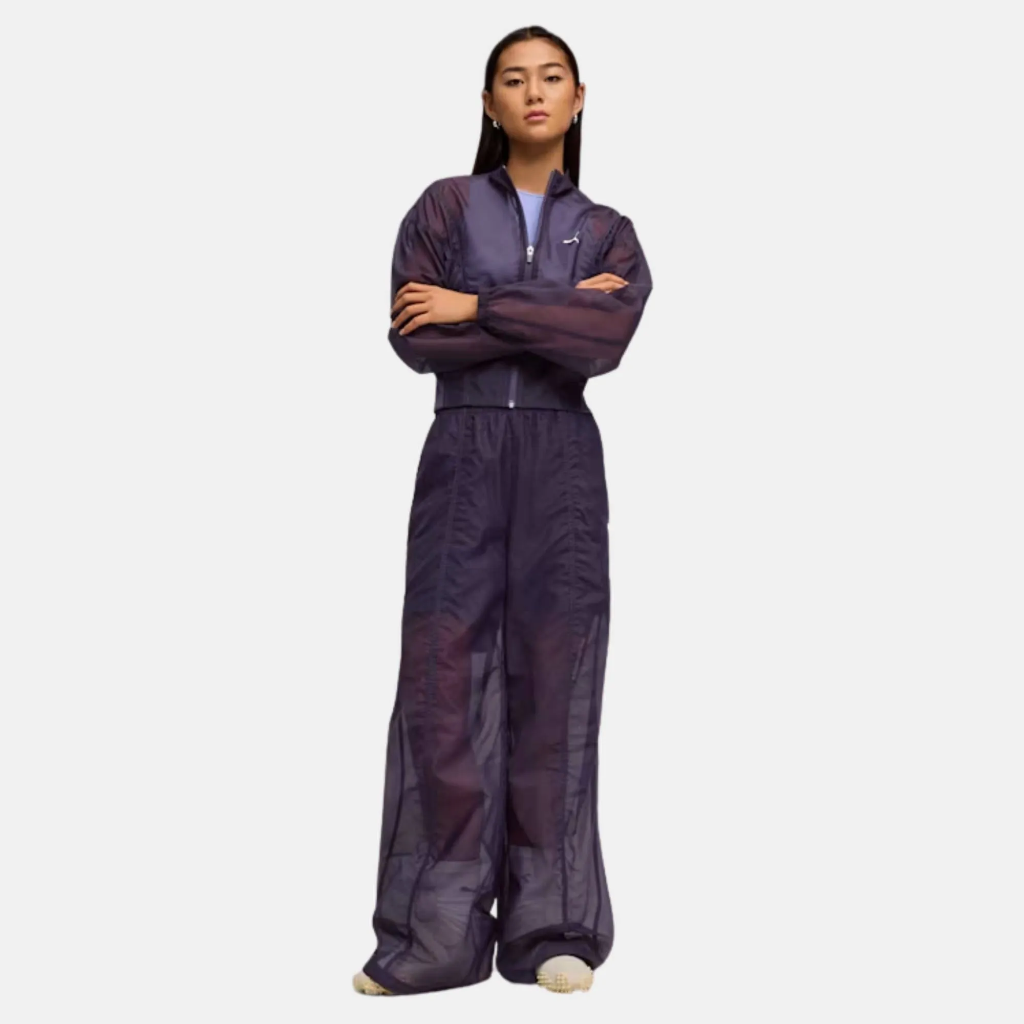PUMA DARE TO OVERSIZED WOVEN JACKET