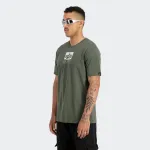 ALPHA INDUSTRIES SATIN LOGO T-SHIRT