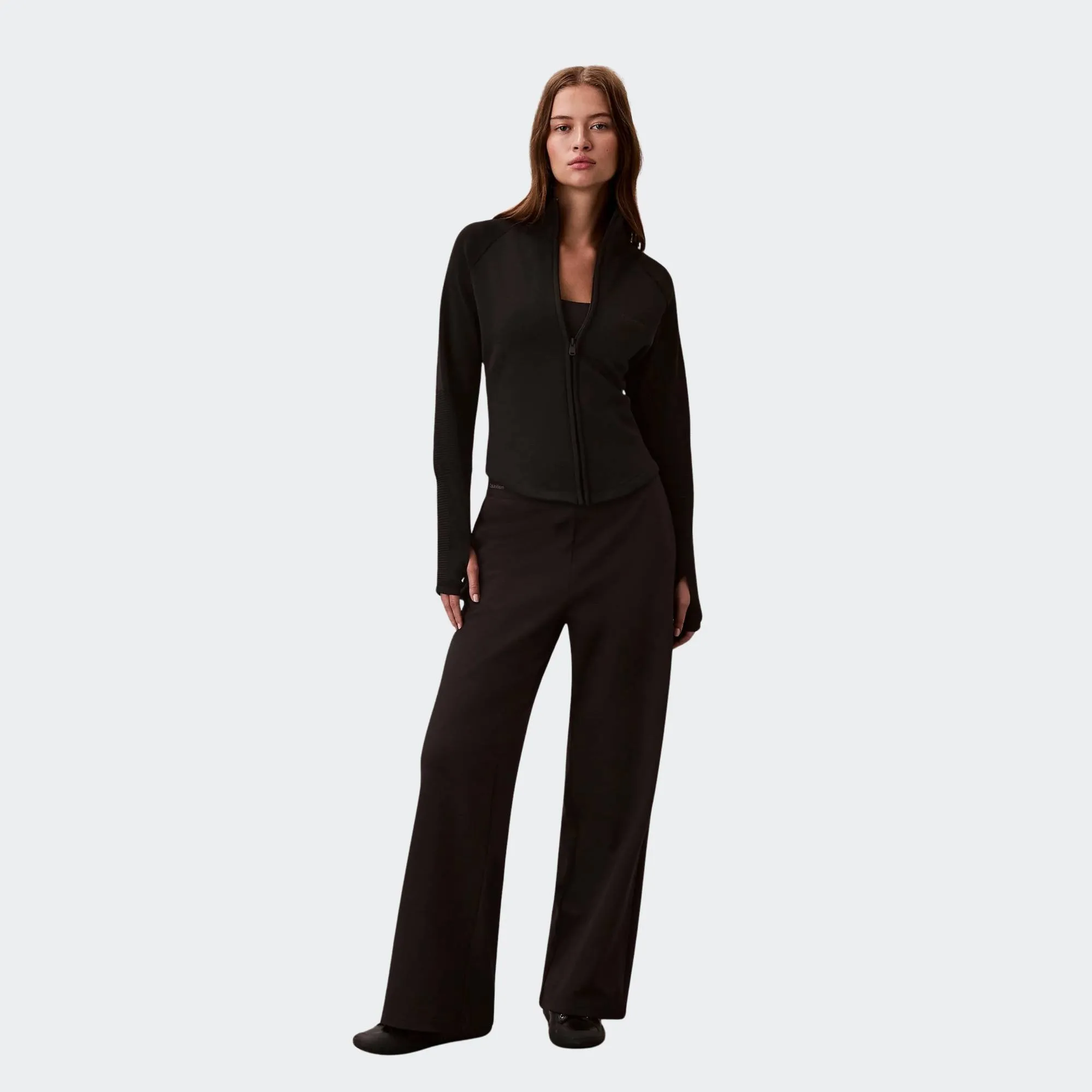 CALVIN KLEIN JEANS PONTE LOGO TROUSERS