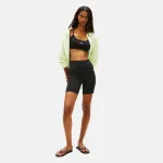 TOMMY JEANS CROPPED SILVER SCRIPT BRA
