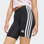 ADIDAS GIRLS 3-STRIPES SHORT TIGHT