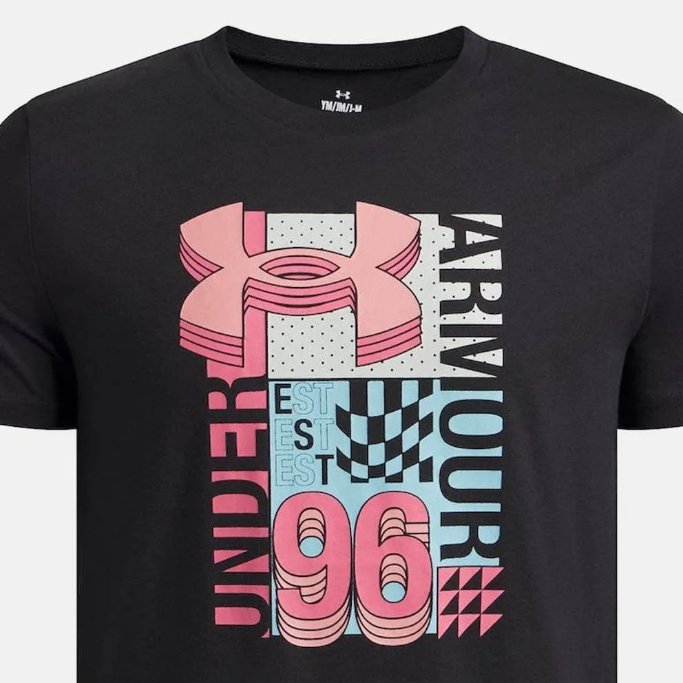 UNDER ARMOUR BOYS LOGO COLLAGE TSHIRT
