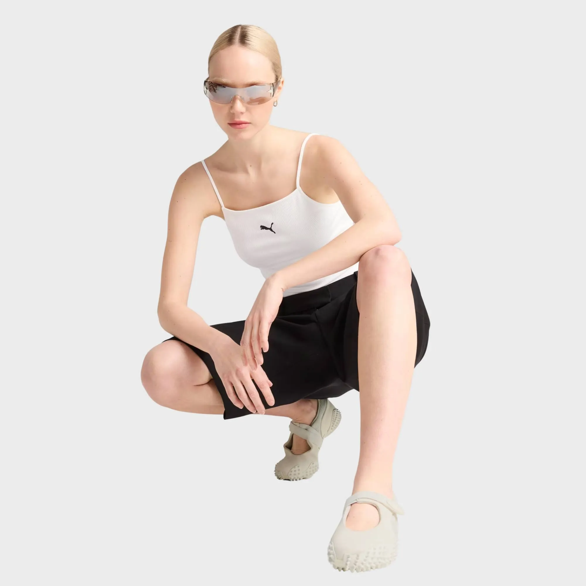 PUMA WARDROBE ESSENTIAL RIBBED TANK TOP